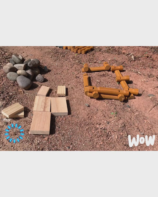 Excavadora de madera accionada hidráulicamente